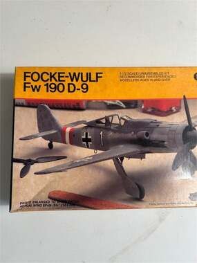 Testors Italeri Focke-Wulf Fw 190 D-9 1/72 Scale Model Kit 873